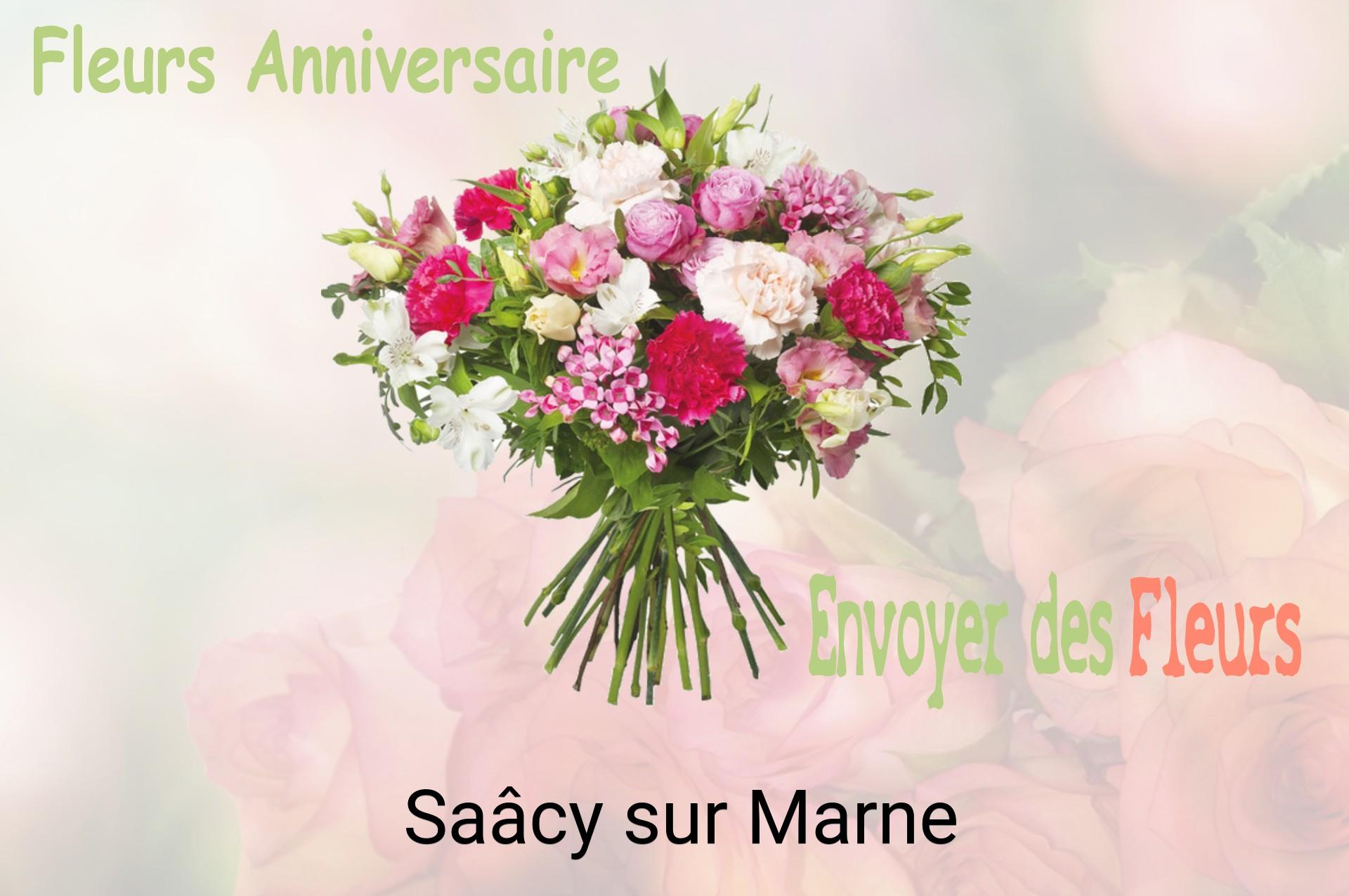 Bouquet de fleurs d’anniversaire livré à Saâcy-sur-Marne