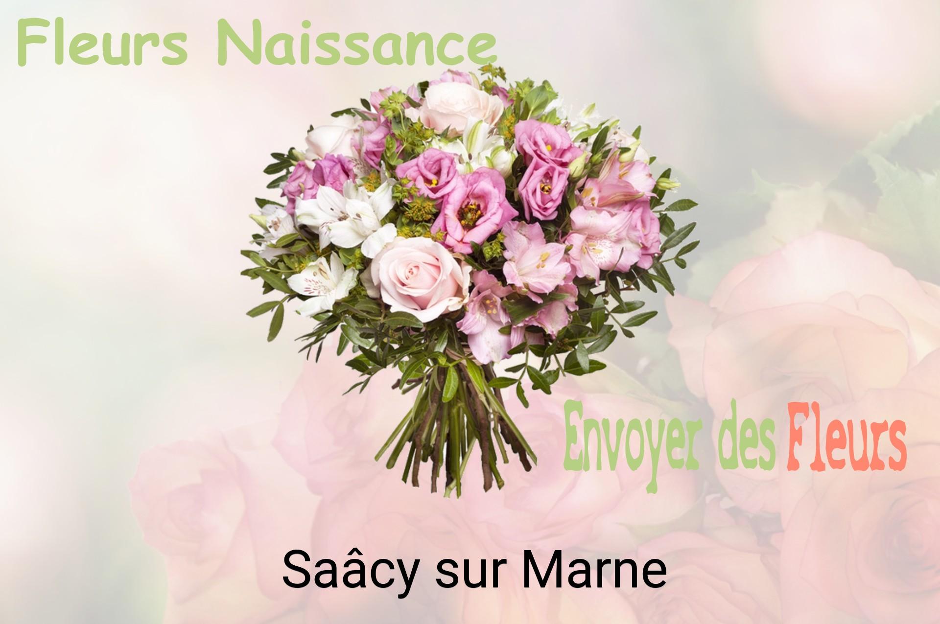Bouquet de fleurs de naissance livré à Saâcy-sur-Marne